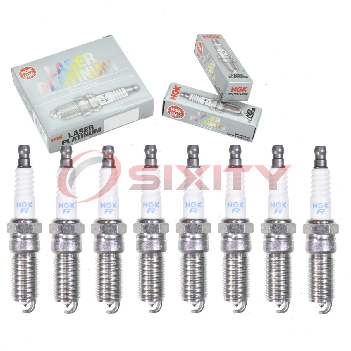 8 pc NGK 90374 LTR6DP13 Laser Platinum Spark Plugs for SP548 CYFS12F1 CYFS bo
