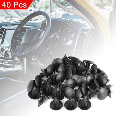 40Stk Kunststoff Bolzen Nieten Front Fastener Stoßstange Retainer Clips für Auto