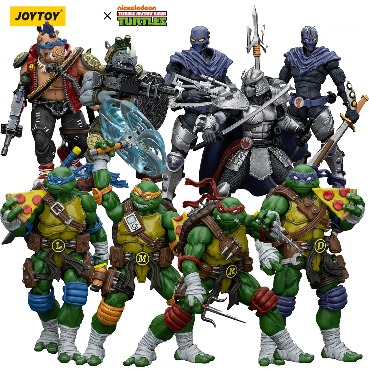 Figuras TMNT Tortugas Ninja Rafael, Leonardo, Miguel Ángel Donatello