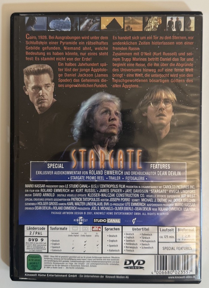Stargate Roland Emmerich s Director s Cut DVD Film Kurt Russell stargate-roland-emmerich-s-director-s-cut-dvd-film-kurt-russell