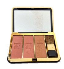 Estee Lauder Signature Deluxe All-Over Face Compact Blush and Soft Matte Bronze