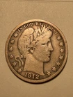 1912 S Barber Half F/VF