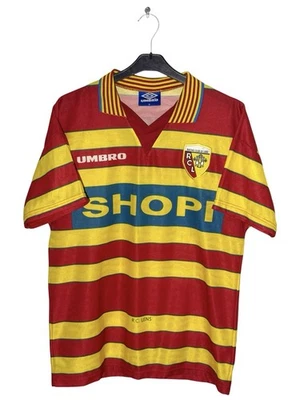 UMBRO RC LENS 1996-1997 MEYRIEU 10 SHOPI JERSEY CAMISETA MAILLOT TRIKOT MAGLIA M - Photo 1/4