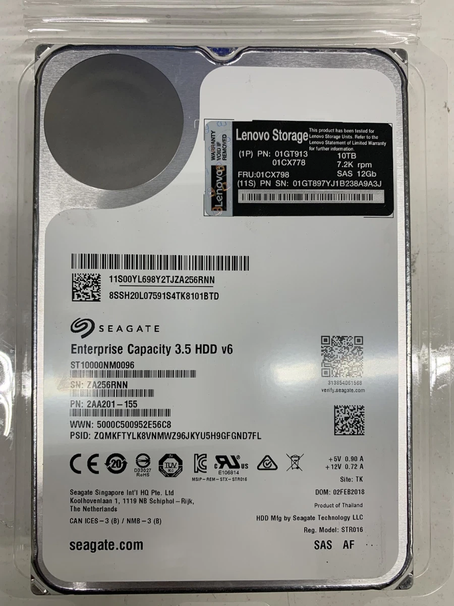 Internal Hard Disk Drives 10 TB Storage Capacity for Sale - eBay