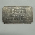 1oz. Royal Silver Bar .999 Vintage Englehard.