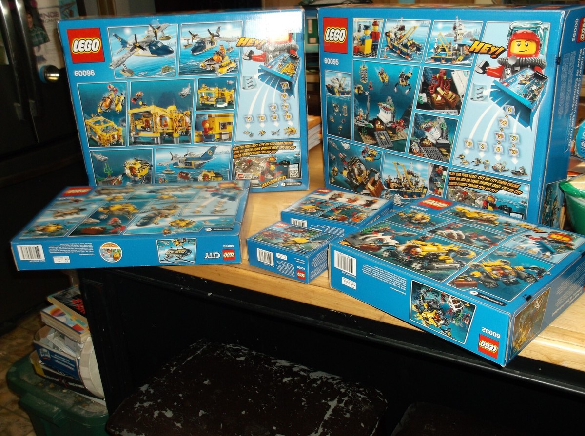 RARE LEGO CITY 60090 60091 60092 60093 60095 60096 Deep Sea