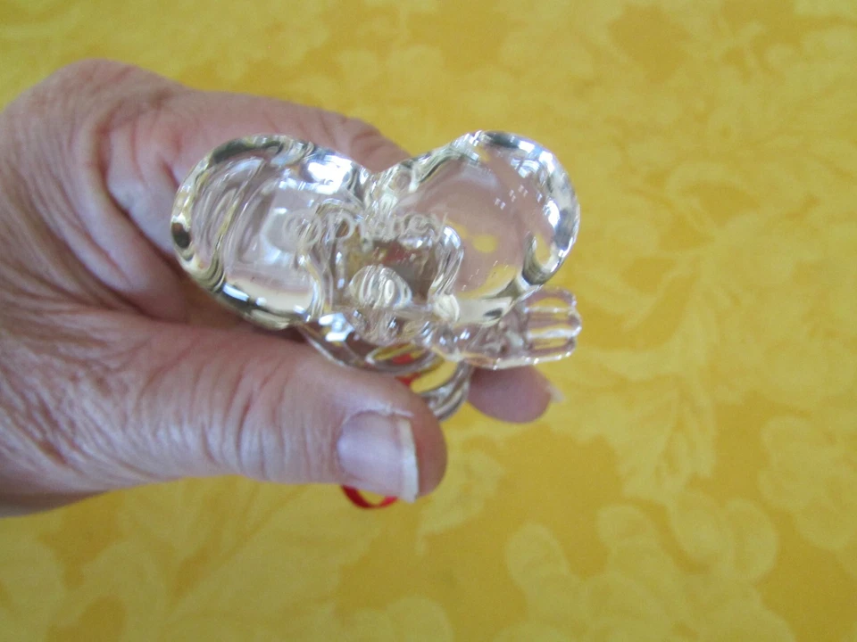 Disney Jiminy Cricket Crystal Ornament Figurine Approx 3 Inches Tall - Image 4 of 4