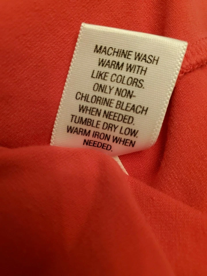 Tek Gear 女式衬衫上衣 L 码大号粉色白色花卉 1975 — 第 4/4 张图片