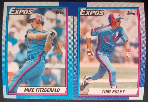 1990 TOPPS MASTER TEAM SET 33/33+ MONTREAL EXPOS WALKER RC HOF RAINES NMMT 05577 - Picture 19 of 23