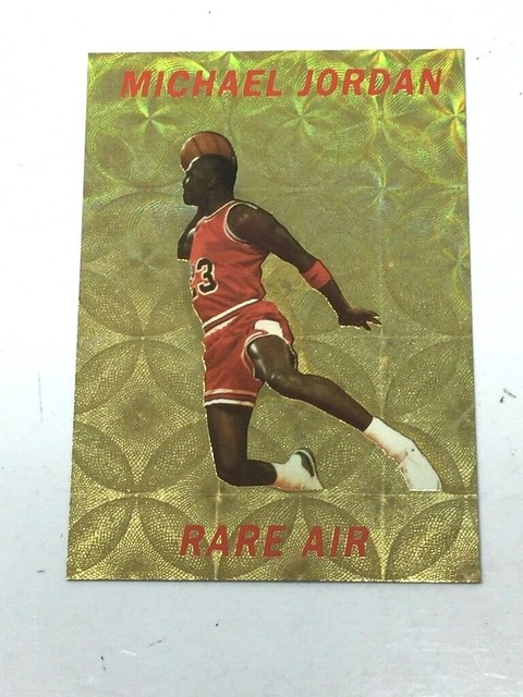 MICHAEL JORDAN RARE AIR GOLD PRISM PROMO CARD 10000 EBay