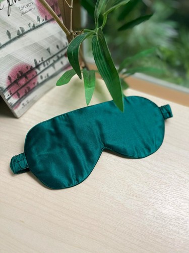 Eye Mask Sleep Travel Genuine 100% Burmese Silk Mulberry Silk Sleeping Myanmar - Picture 14 of 20