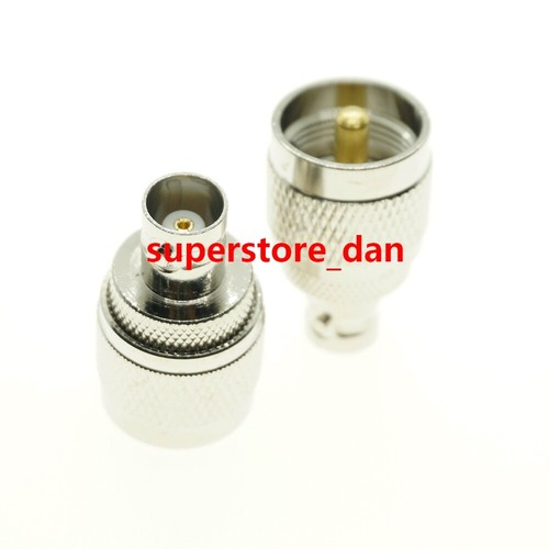 10X Connector BNC Female to UHF Male PL259 PL-259 Male RF coaxial RF Adapter B - Picture 5 of 6