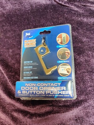 Non-Contact Door Opener and Button Pusher, Brass, No Touch Hand Held ...