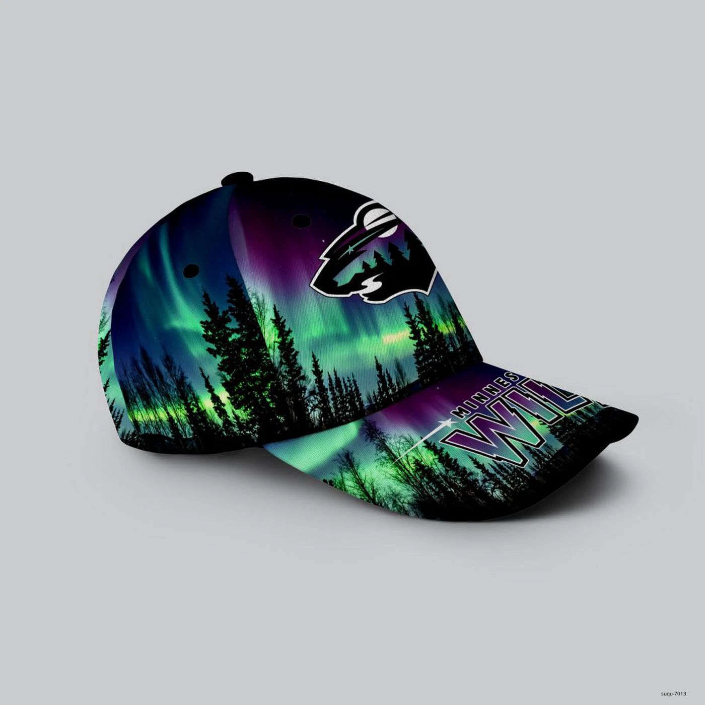Minnesota Wild Special Design With Northern Lights Classic Cap Hockey Team Hat
