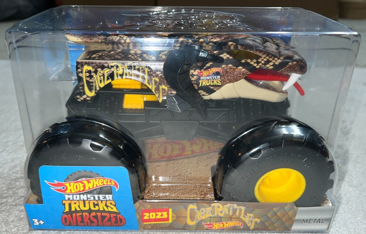 Hot Wheels Monster Trucks Oversized Bigfoot Vehicle in 1:24 Scale