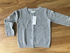 New Gymboree Little Girls Cardigan Light Grey Sweater NWT size 2T