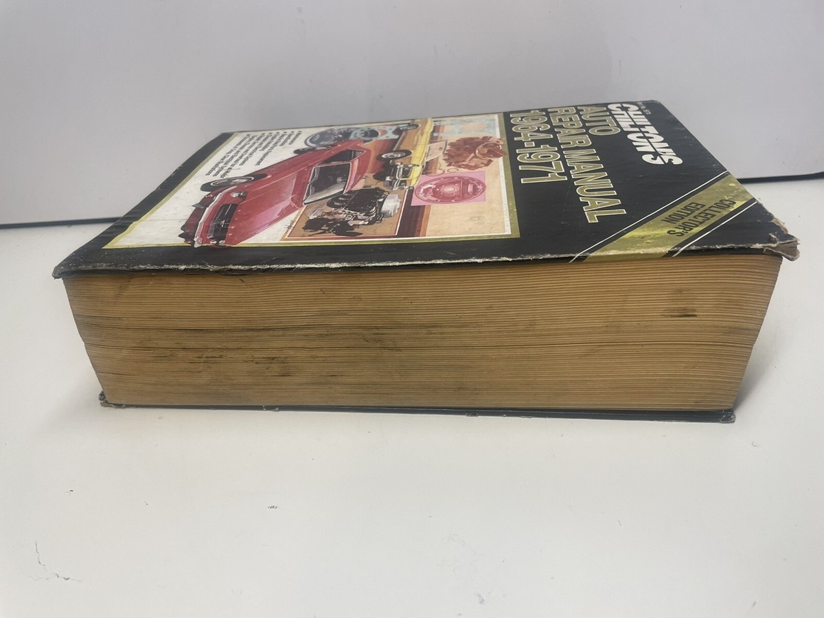 Chiltons Auto Repair Manual 1964-1971 Hardcover Book 5974