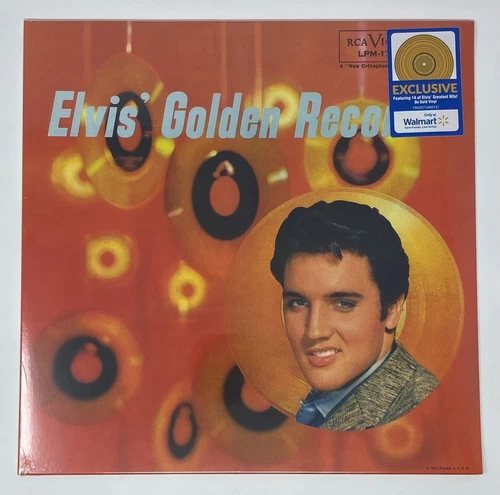 ELVIS “Golden Records” SEALED Colored Vinyl Record Album LP Walmart Exclusive