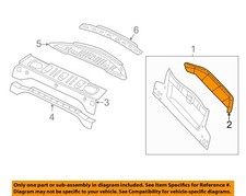 CHRYSLER OEM 98-04 Intrepid Rear Body Floor R...