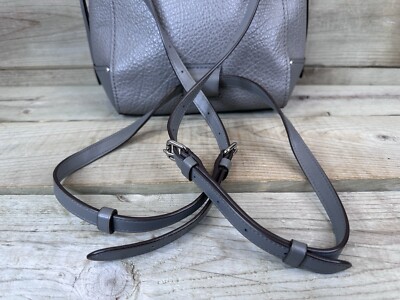 TRENDY Coach FAYE CONVERTIBLE BACKPACK 30525 Gray Leather Shoulder Bag Crossbody TRENDY Coach FAYE CONVERTIBLE BACKPACK 30525 Gray Leather  main image 3