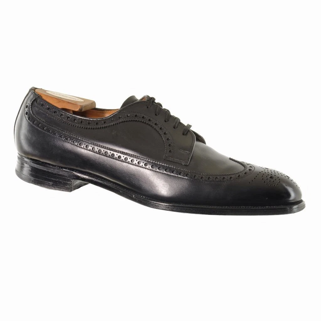 Brooks Brothers Black Wingtip Dress Shoes for Men for sale  display picture 3