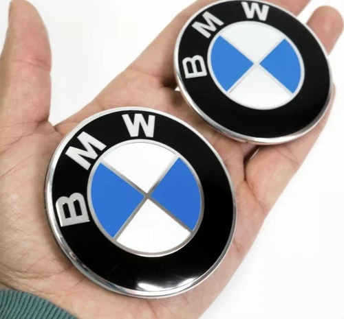 2X Für BMW 82mm + 74mm Emblem Vorne Motorhaube Heckklappe Hinten Kofferraum 2X Für BMW 82mm + 74mm Emblem Vorne Motorhaube Heckklappe Hinten Kofferraum