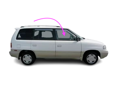 Fits: 89-1998 Mazda MPV Mini Van Front Left Driver Side Door Window Glass-Bronze