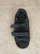 Post Op/After Surgery Recovery Support Orthopedic Shoe. Adjustable ML Black