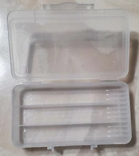 5 PCS TAP STORAGE BOX WITH LOCKING LID, END MILL DRILL HARDWARE JEWELRY CRAFT M