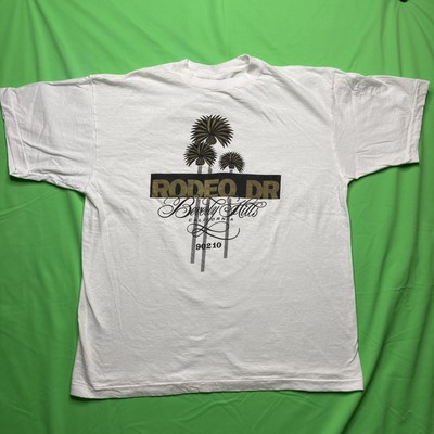 VINTAGE Beverly Hills 90210 Los Angeles tourism t shirt XL single 