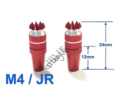 1Set M4 Red JR XG6 XG8 XG11 XG14 / DX7 TX Gimbal Sticks  RC (US SELLER/SHIP)
