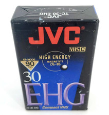 JVC High Energy Magnetite Compact VHS TC-30 EHG 15 Up Power Index 90 Min Mode