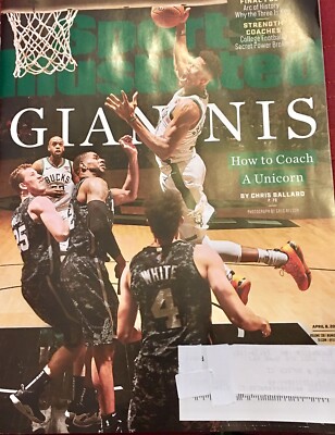 Sports Illustrated April 8, 2019 NBA Giannis Antetokounmpo, NCAA