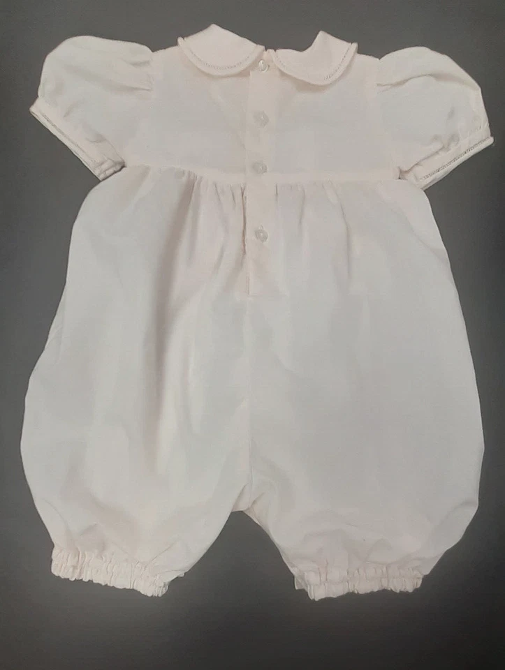 Romper Petit Ami Baby rosa tamanho 6 meses - Imagem 2 de 4