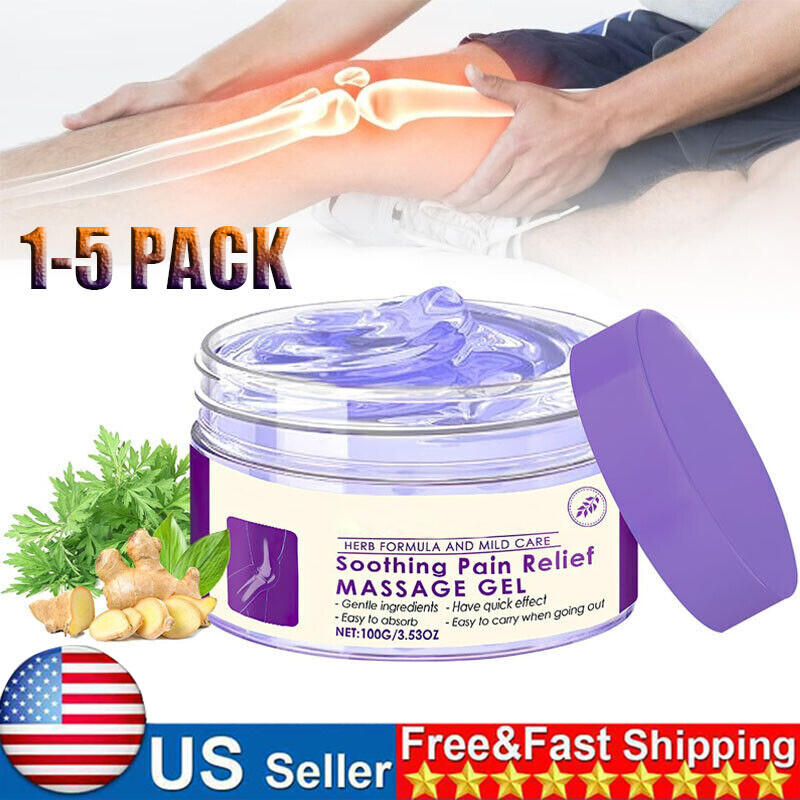 Kreain Joint Pain Gel Fast Acting Gel, Kresin Soothing Pain Massage Gel, 1-5PACK