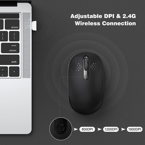 2.4GHz Wireless Optical Mouse Mice & USB Receiver For PC Laptop Computer DPI USA - Picture 12 of 38
