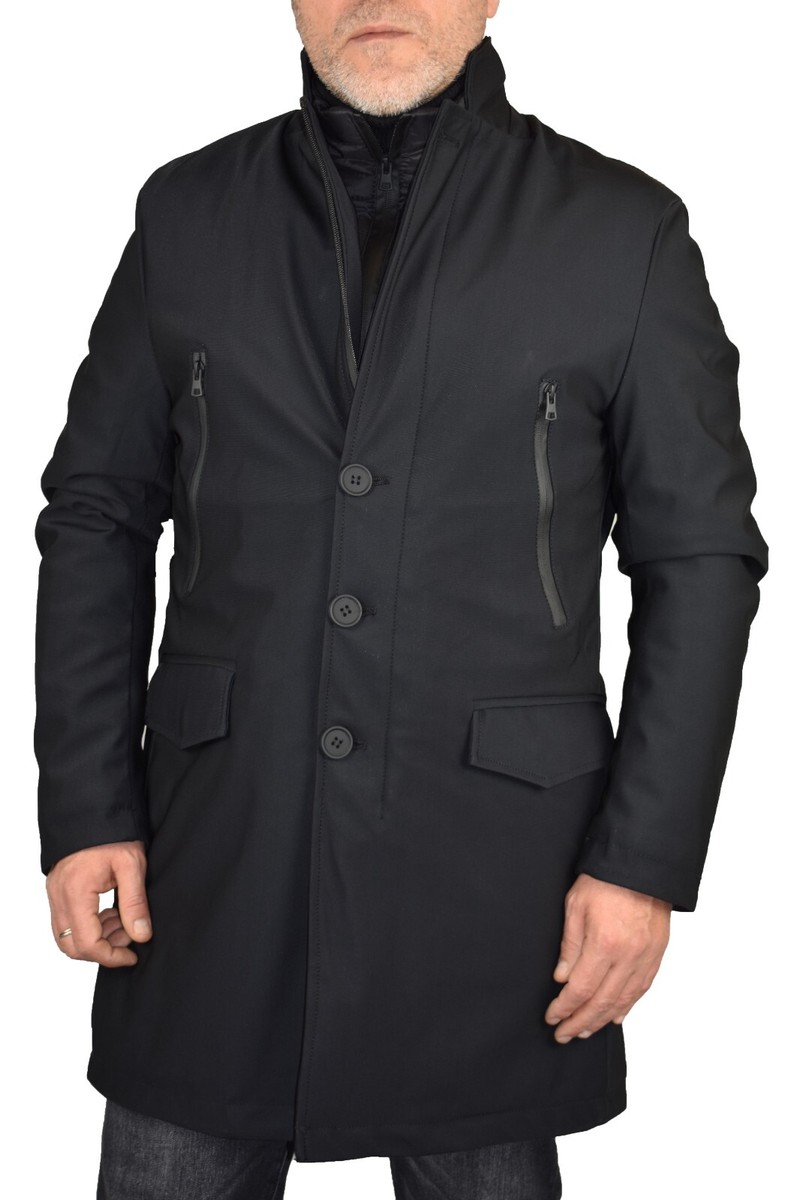 Giubbotto Uomo Invernale Giaccone Elegante Cappotto Soprabito