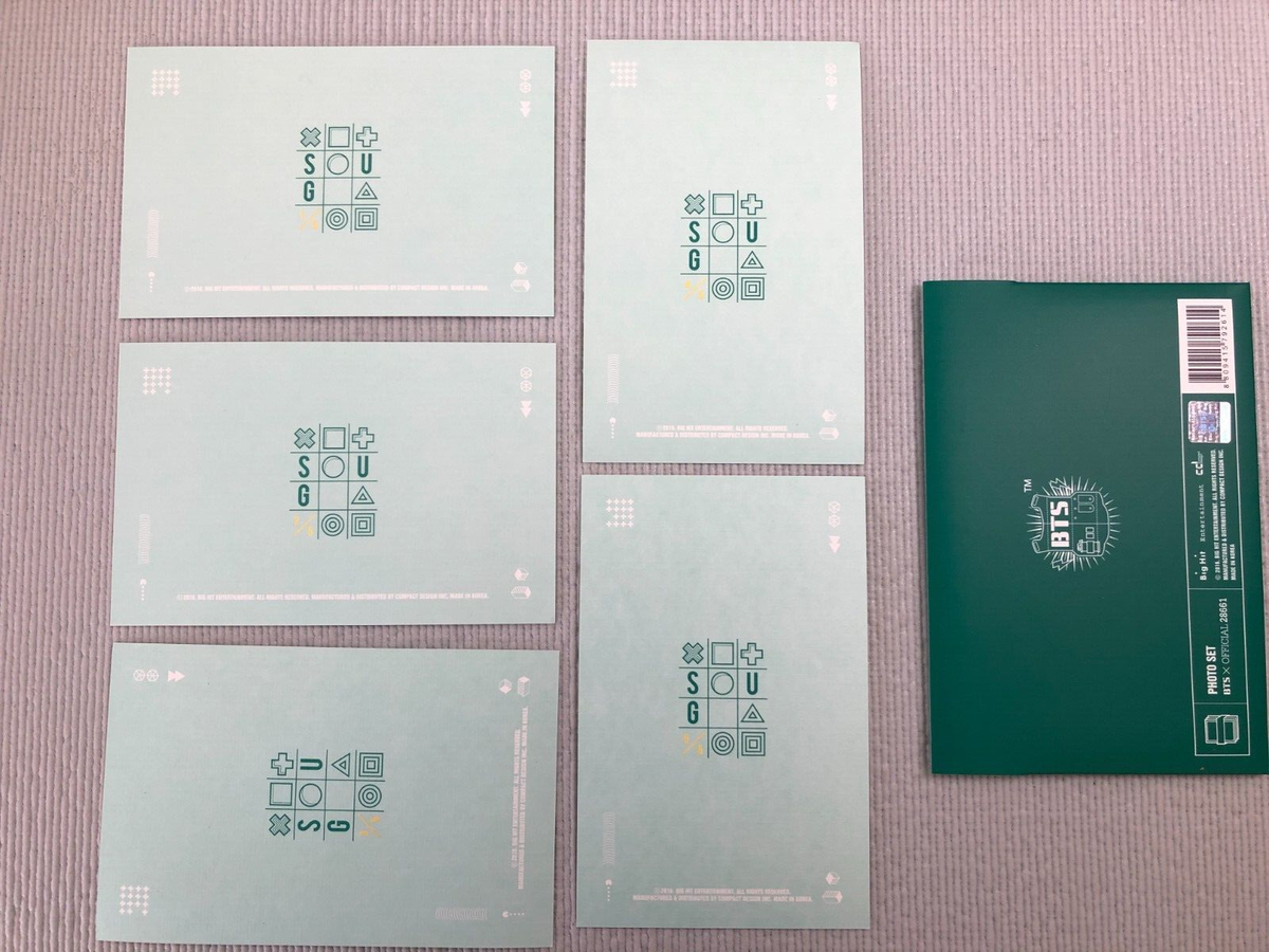 BTS 3RD MUSTER OFFICIAL Photo Card Set ( SUGA ) | eBay