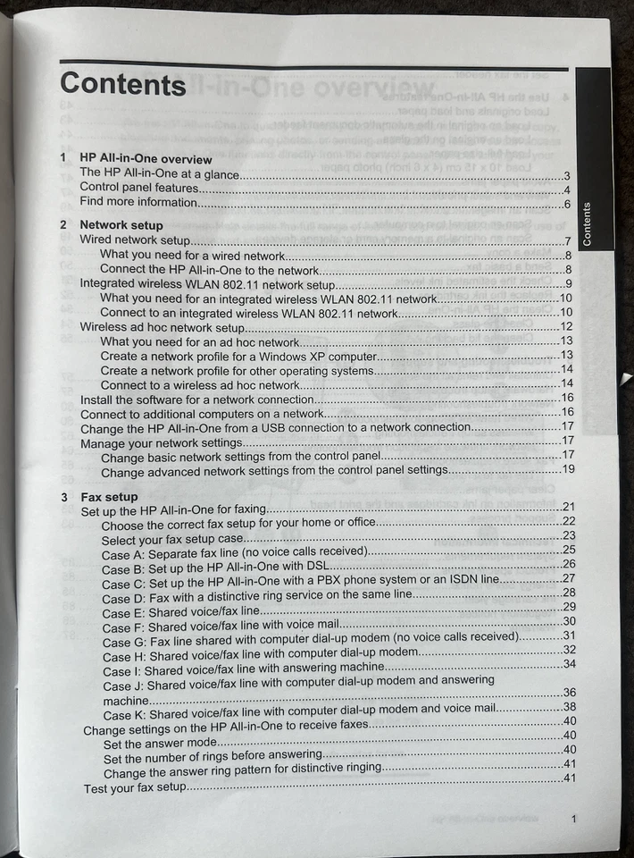NEW HP Photosmart C7200 All-in-One series - Basics Guide 2007 - Image 3 of 4