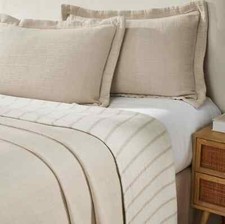 Valencia Reversible Cotton Medium Weight Matelasse Bedspread and Sham Set