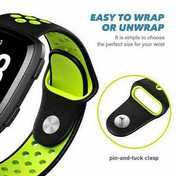 Silicone Watch Strap Band + Case Cover For Apple Watch iWatch 7 6 SE 5 4 3 Sport - Image 4 of 4