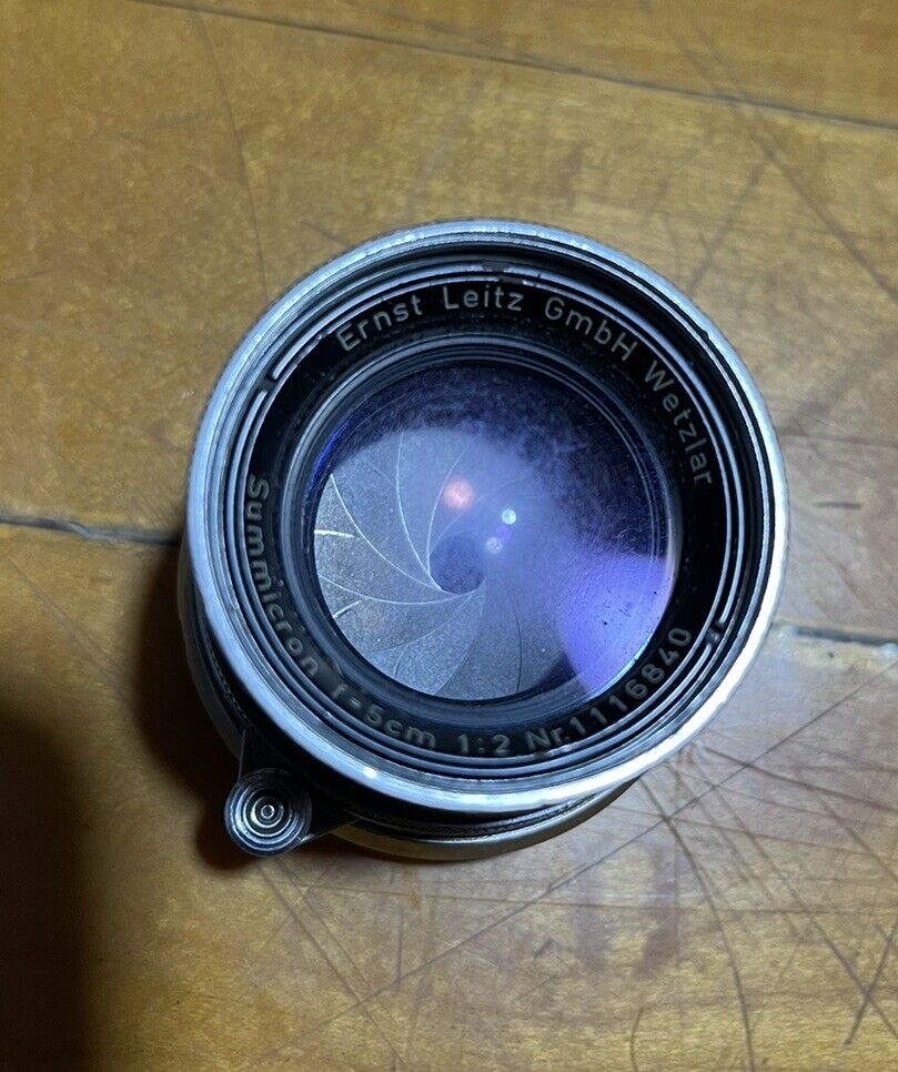 Leica Ernst Leitz GmbH Wetzlar Summicron M 5cm 50mm F/2 | eBay Leica Ernst Leitz GmbH Wetzlar Summicron M 5cm 50mm F/2 | eBay