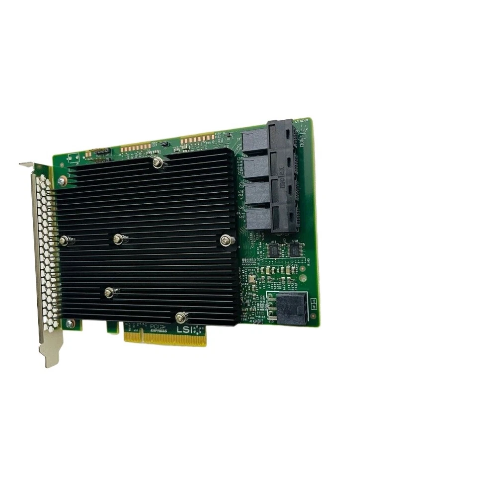 LSI IT Mode 9300-16i 16-port SAS9300-16I 12GB/s Host Bus Adapter W CABLES US - Image 4 of 4