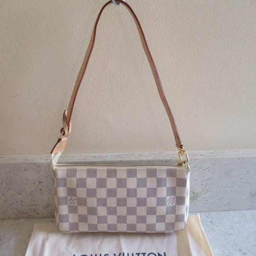2020 SOLD OUT Louis Vuitton Damier Azur Pochette NM Accessories Shoulder Bag - Picture 3 of 24