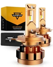 AUXBEAM F-16 Plus LED Headlight Bulbs 9005 9006 H11 9004 H13 9007 9012 H7 H1 H4