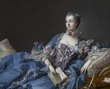 Francois Boucher - Madame de Pompadour 2 Giclee Fine Art Print on Canvas 48"