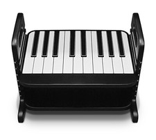 Ideal Piano Footrest for Improved Posture and Form, w/ Less Fatigue. Adjustable