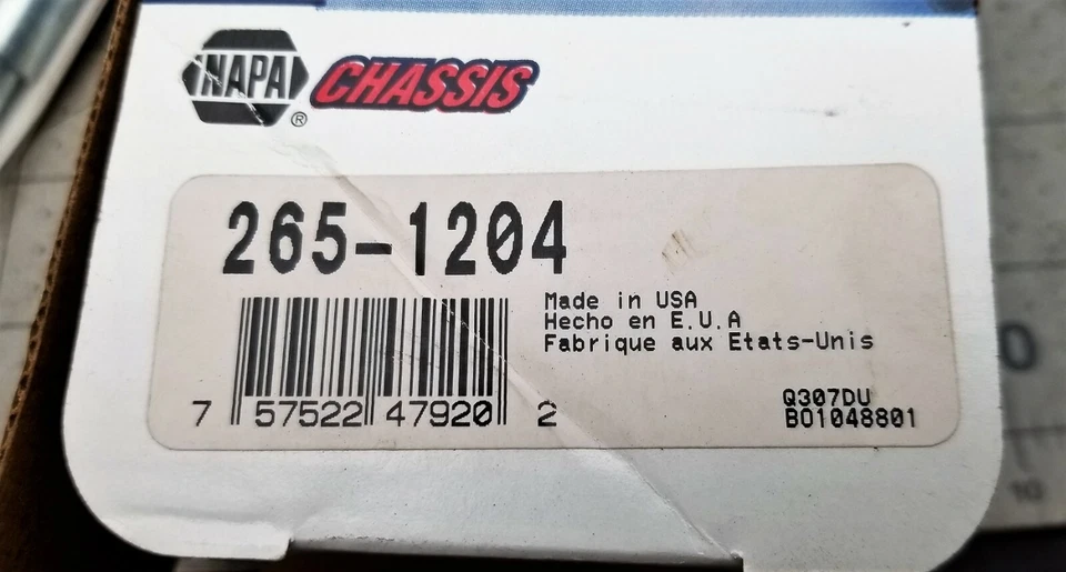 Caja de (2) kits de eslabones estabilizadores de suspensión delantera NAPA 265-1204 [C4B1] Foto 2 de 4