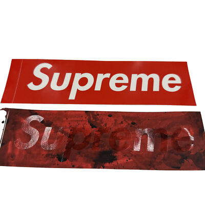 Supreme Ralph Steadman Box Logo Sticker SS22 100% Authentic + 1