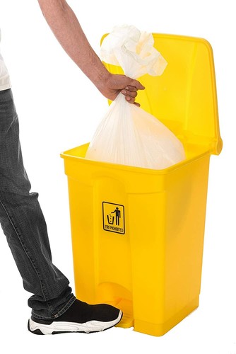 New Curvaso 45L 68L Pedal Bin Rubbish Waste Trash Dustbin Plastic Home & Kitchen - Picture 9 of 77